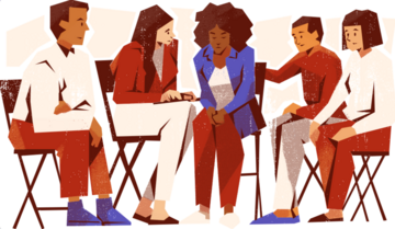 Frontend gruppentherapie angst depression